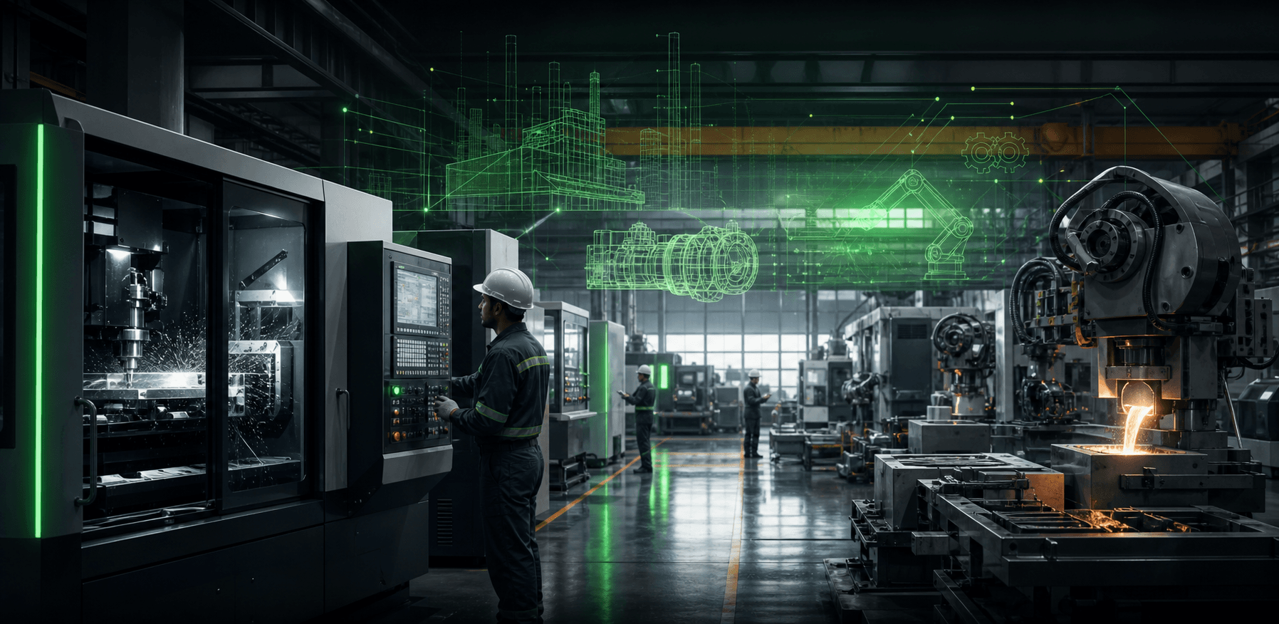 ndustrial machinery setup and engineering support for smarter manufacturing plants